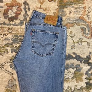 Levi 501 vintage light wash denim
